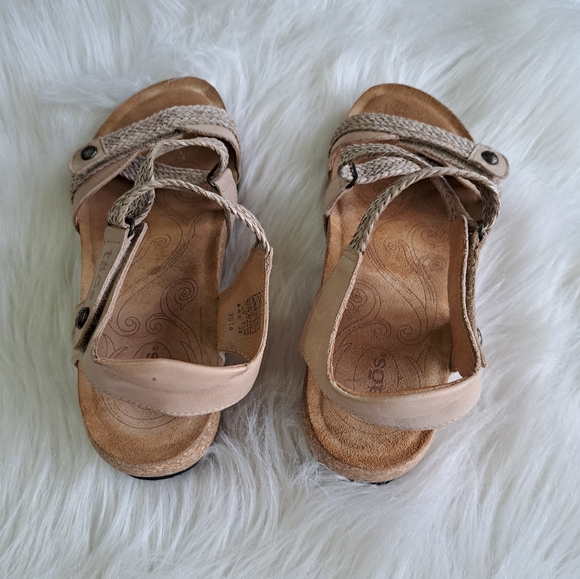 Taos tan leather sandals - Picture 10 of 15